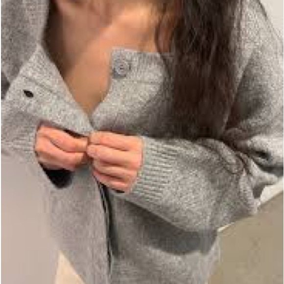 Gray Women's Sweater | OAK + FORT - Picture 6 of 6